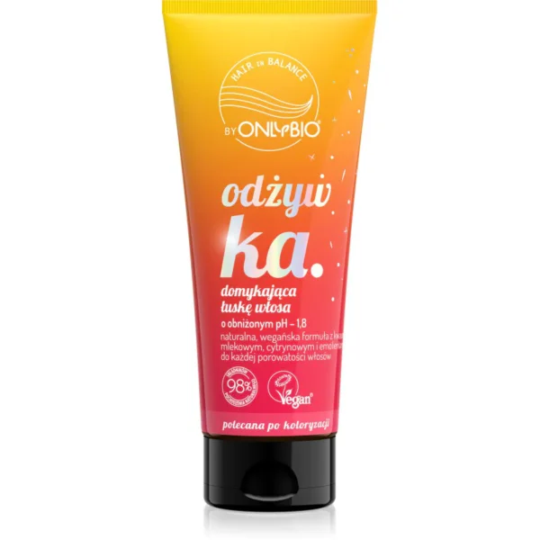 OnlyBio Hair in Balance Conditioner closing hair cuticle