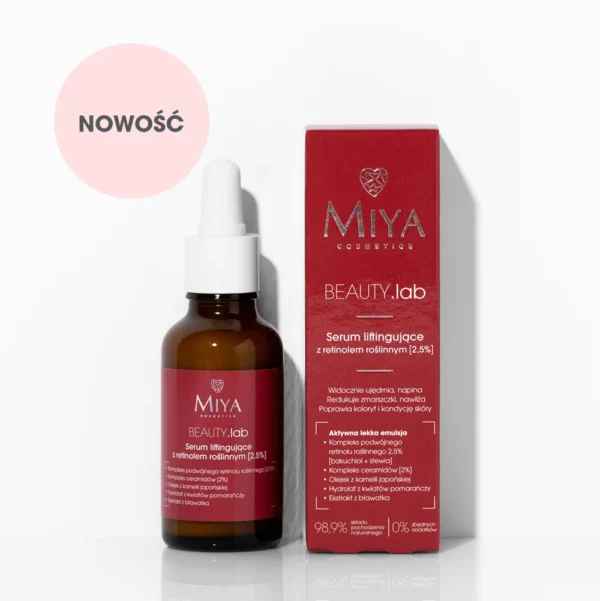 MIYA Cosmetics BEAUTY.Lab Lifting serum with plant retinol 2.5%
