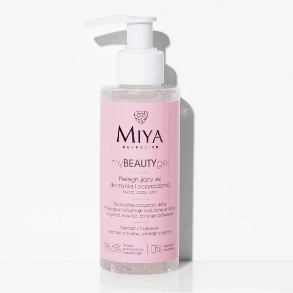 MIYA Cosmetics myBEAUTYgel Caring cleansing gel wash