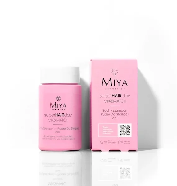 Miya Cosmetics superHAIRday Dry Shampoo – Styling Powder 2in1