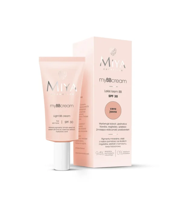 Miya Cosmetics myBBcream Light BB cream BB SPF 30 – fair skin tone
